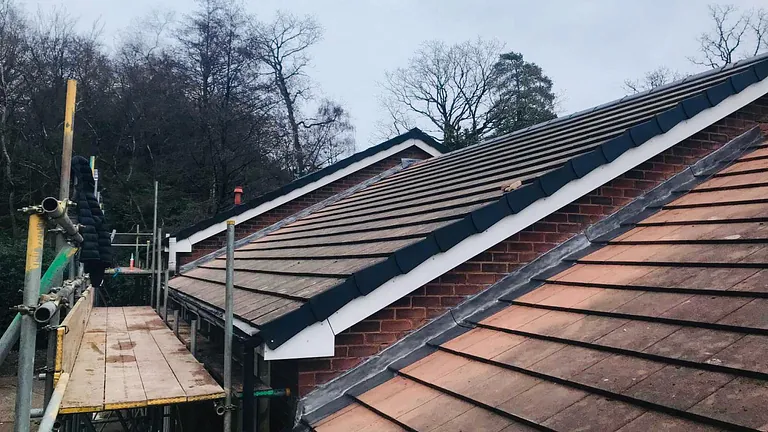 roofing work completed by our team